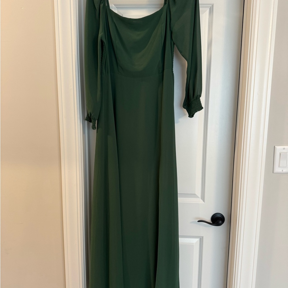 Baltic Born Forest Green Long Sleeve Dress